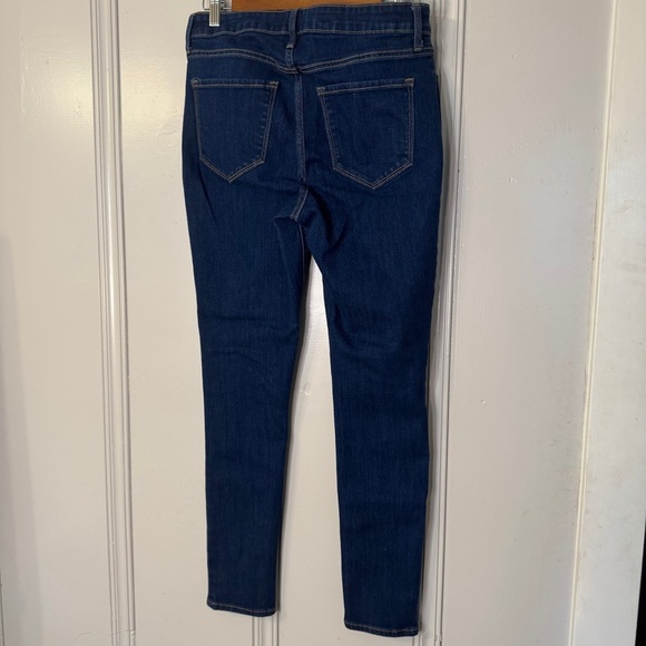 OLD NAVY High Rise Super Skinny Dark Wash Denim Jeans Size 8 - Picture 10 of 11